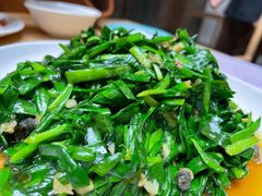 韭菜炒螺丝-村理食堂(小茅山脚店)