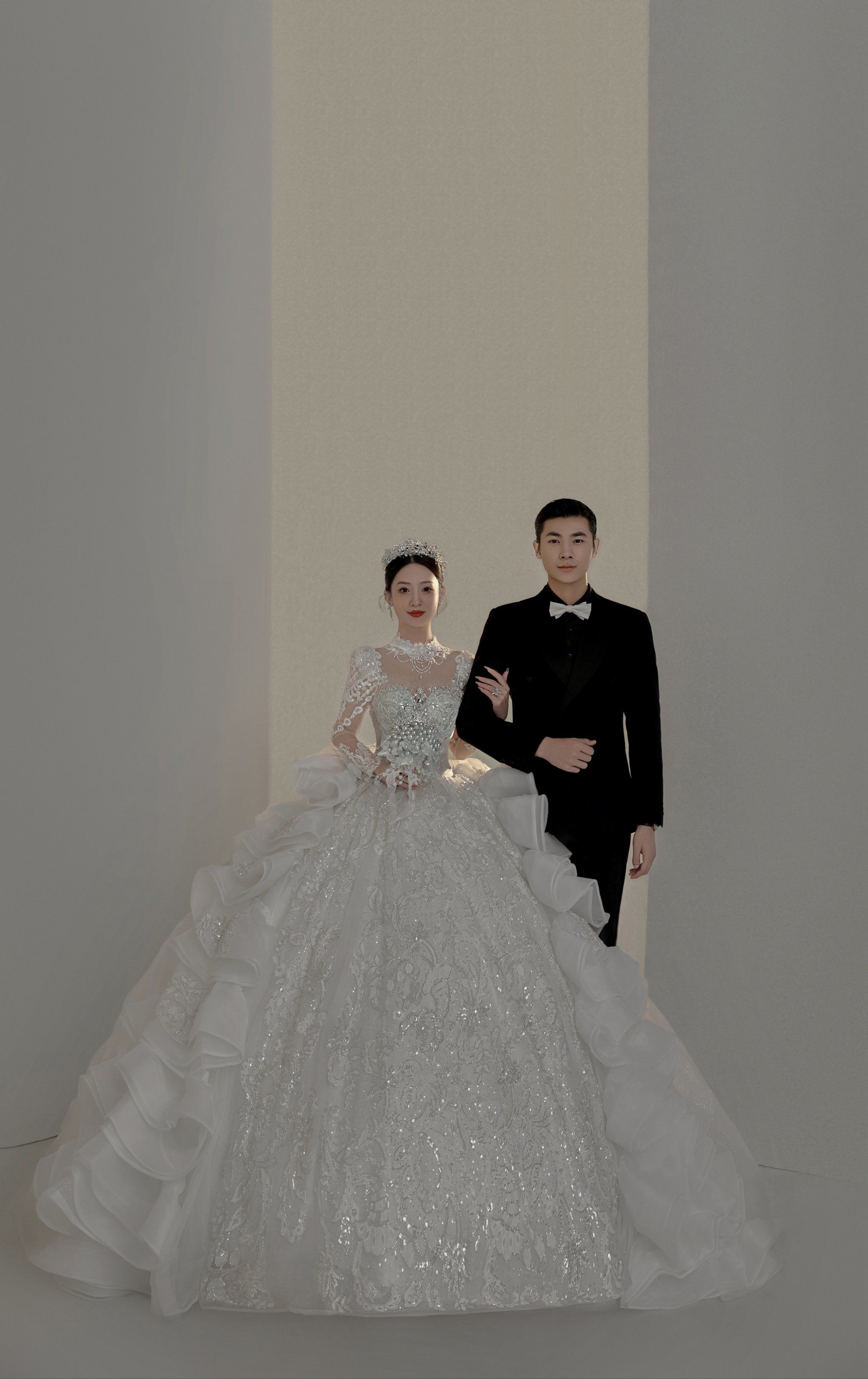 网红爆款婚纱照|天空之镜重工主纱风格