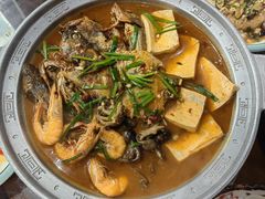 -东来菜馆•手抓海鲜家常菜•海鲜锅贴(鸽子窝店)