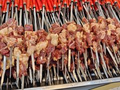 钢签羊肉串-伊麦佳兰州牛肉面清真美食店