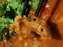 番茄黄豆焖牛腩-小金鬼·煎饺·鸽子汤
