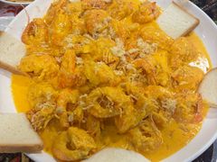 蛋黄肉松虾-辣螃铠盆盆蟹大排档(海昌店)