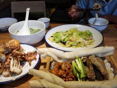 大娘煎饼卷两样-吕氏疙瘩汤·私家菜馆(慈云寺店)