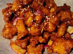 蒜香蜜汁排骨-绿茶餐厅(华联万柳店)