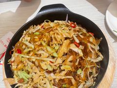 铁板肉沫水晶粉-九毛九西北菜(百信广场店)