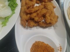 小酥肉-不老仙金汤虾丸火锅