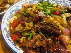 葱爆牛肝-杨三孃跷脚牛肉(西外棕榈岛店)