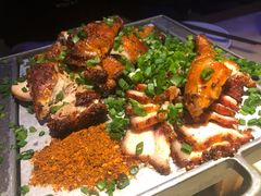 烤肉烤鸡双拼-绿茶餐厅(成都大悦城店)