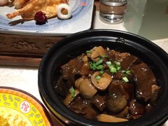 草菇烧牛腩-那家小馆•北京菜•烤鸭(中关村店)