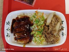 双拼鸡锦牛肉饭-和合谷(德外店)