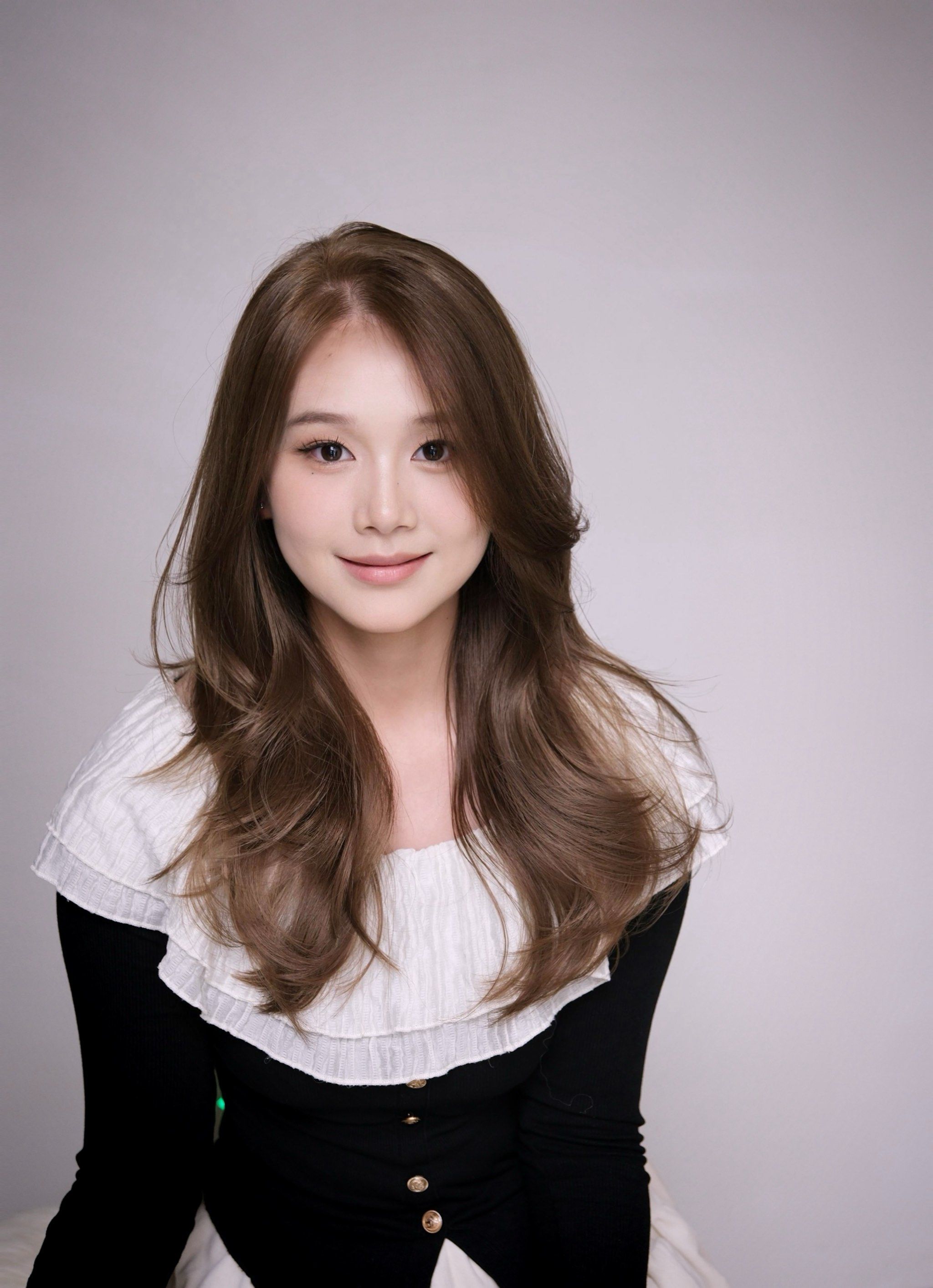 中分长发的简洁