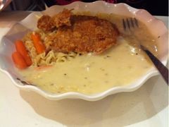 猪扒芝士面-澳门茶餐厅