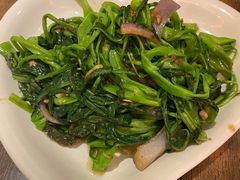马拉盏炒通菜-大头虾越式风味餐厅(光明广场店)