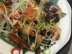 秋葵炝扇贝-新渝干锅辣鸭头(万年泉路店)