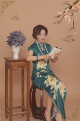 -后宫·古装汉服京剧儿童亲子全家福摄影