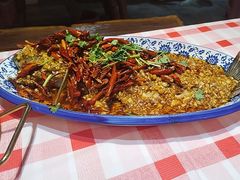 蒜爆鲤鱼-忆外婆徐州菜·地锅鸡·生日宴(吴庄店)