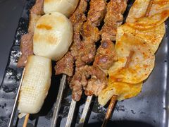热气羊肉串-京韵胡同·酱香羊蝎子火锅涮肉(长寿路店)