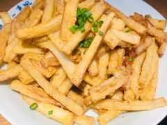 咸蛋黄炒茄子-吃饭皇帝大(解放西路店)
