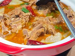 秘制羊蝎子-羊之道草原味道清真餐厅(番禺店)