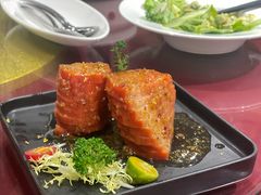 荔茸酿洪湖莲藕-汝是素•文创素食馆(金月湾店)