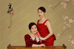 -时光纪亲子全家福照相馆(静安店母女写真父母纪念照)