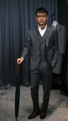 点击看大图 -怒马会 全麻衬西装高级定制