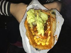 -小红车炸蛋葱油饼