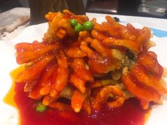 宫廷菊花鱼-京味民福烤鸭店(建设四马路店)