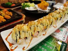 鲜切芒果芝士卷寿司-小川洋风料理(街道口店)