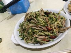 炝牛肉丝-满口香饭店