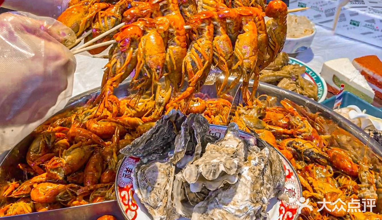 分分钟炫完一盘的自助小龙虾工厂㊙️🦞 