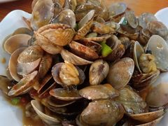 姜葱炒花甲-明记海鲜大排档(巽寮湾店)