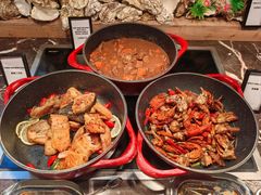 -广州万富希尔顿酒店-感趣自助餐厅·生蚝海鲜刺身