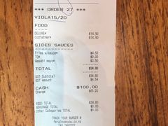 账单-Fergburger(皇后镇店)