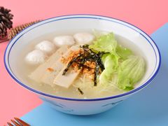 潮州鱼蛋面-花腩清汤牛腩