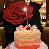 在广州吃到七夕漂亮蛋糕！🎂是水蜜桃味的🍑