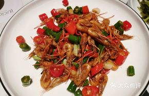 Double Pepper Stir-fried Shrimp
