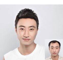 -发饰美男士增发补发假发定制店