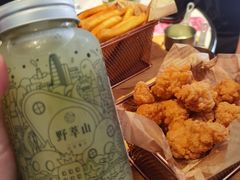 黄金盐酥鸡-野萃山·潮汕厚果汁(十亩地店)