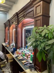 -595barbershop美式油头