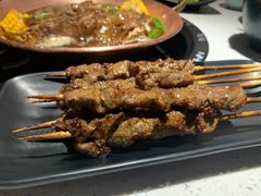 热气羊肉串-京韵胡同·酱香羊蝎子火锅涮肉(长寿路店)