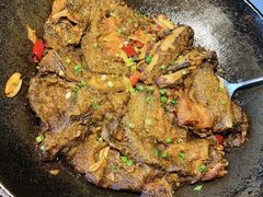 锅烧深海碟鱼头-大份-开海·红岛海鲜虾水饺(石老人店)