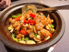 沙茶野山椒通菜啫牛胸油-御膳汤品(猎人坊店)