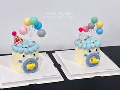 -卡比儿童蛋糕·心意定制·低脂零卡糖动物奶油FancyBALLOON(滨海店)