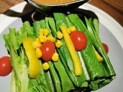 麻酱油麦菜-大眼锅贴水饺(河东店)