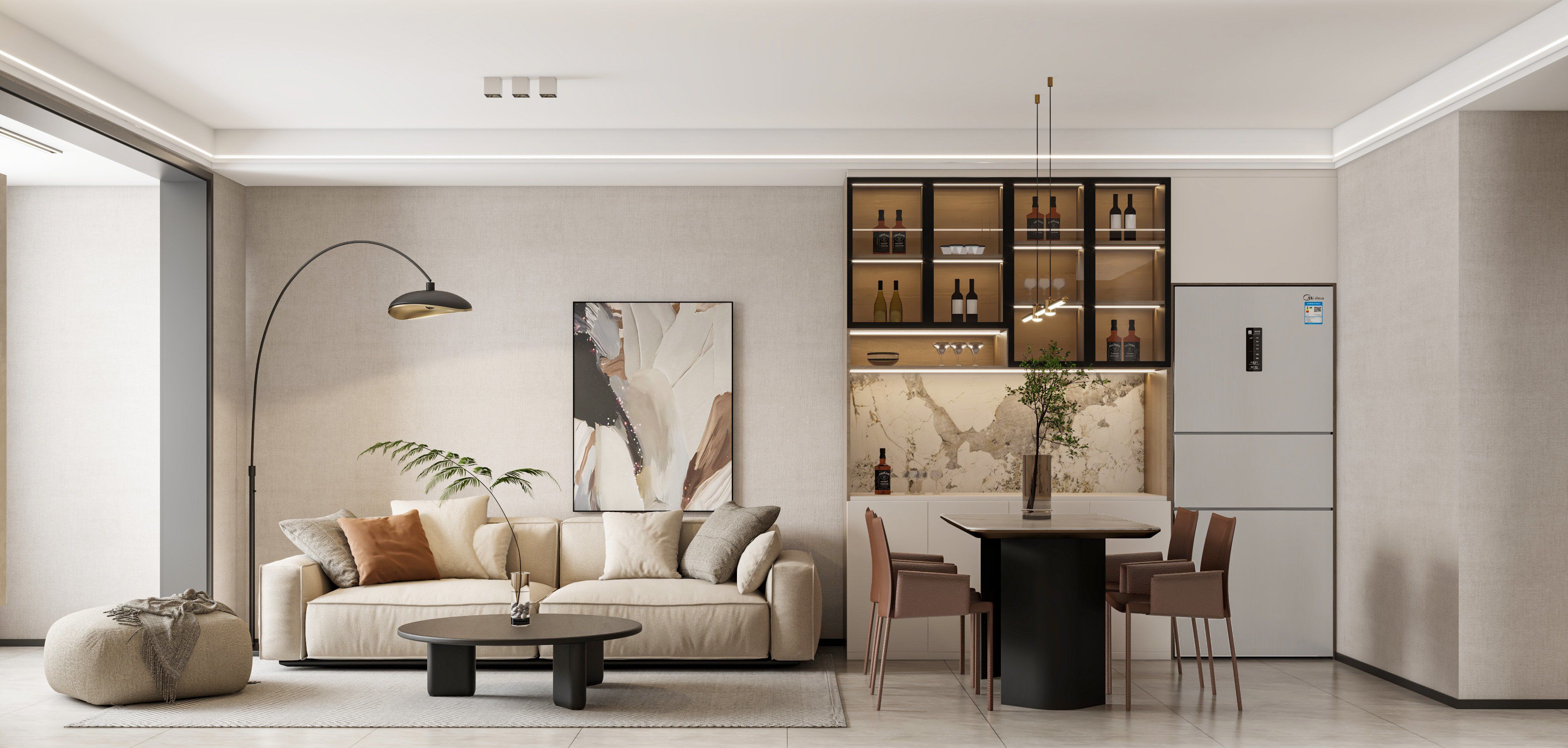 『太原装修』现代简约风客厅合集✨