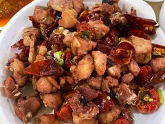 干煸鸡块-满口香饭店