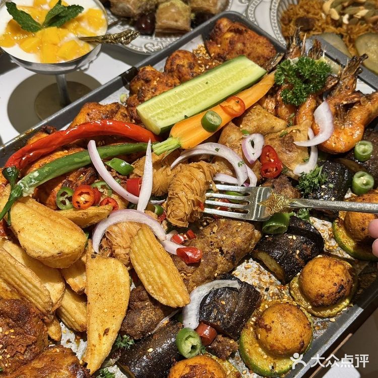 个人觉得！！的确是武汉最好吃的中东料理！！！