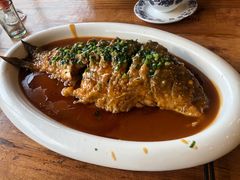 煎烧黄河大鲤鱼-老雒阳面馆·水席·洛阳菜(王城路店)