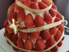 草莓蓝莓塔表白生日焰火庆祝蛋糕-艾加柒克蛋糕茶歇甜品台(春熙路店)